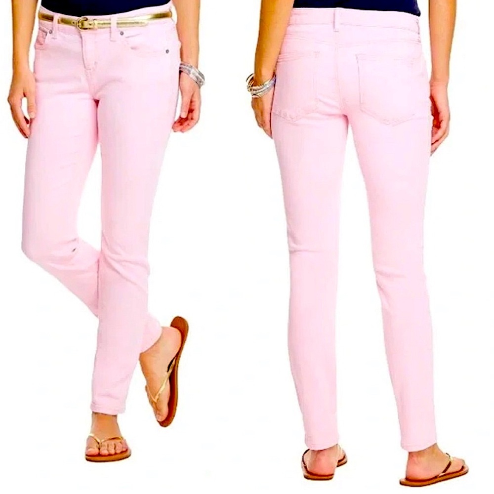 Vineyard Vines 🐳 Pink Skinny Jeans Denim, Size 16, EUC